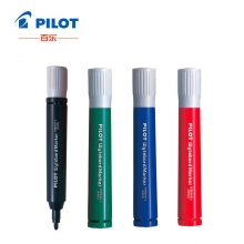 日本百乐(PILOT)WBMAR-12L黑红蓝色大容量水性可擦白板笔 10支装