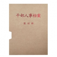 10个装 A4纸质散材料袋 烫金字体干部人事档案专用材料资料夹袋