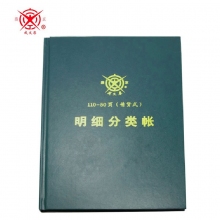 成文厚101-93-1 110-50页/100页码借贷式明细分类帐 16K50页明细帐本