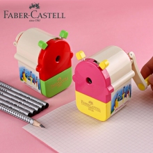德国辉柏嘉(Faber-castell)2816手摇转笔刀削笔机 石墨铅笔彩色铅笔单孔笔刨
