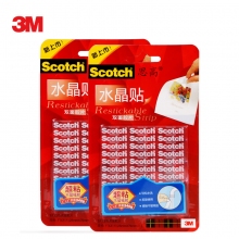 3M Scotch思高R101水晶贴双面胶片 25*76mm强力全透明双面胶片 称重340克/片