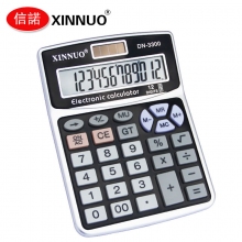 信诺(XINNUO)DN-3300 12位数财务商务办公计算机 小型太阳能计算器