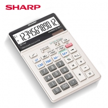 夏普(SHARP)EL-387V中号税金日期计算机 太阳能可摇头计算器