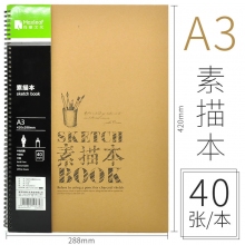 A3(41103)竖翻素描本