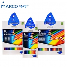 马可(MARCO)D4300油性彩色铅笔12色/24色/36色/48色/72色学生儿童手绘美术素描填...