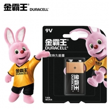 金霸王(Duracell)9V/6LR61电池 9伏无汞碱性电池 1节装