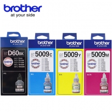 兄弟(Brother)墨盒BTD60BK BT6009BK BT5009C/M/Y黑青红黄色连供墨水