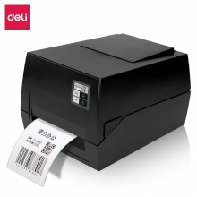 得力DL-825T(NEW) 104mm高清热敏热转印二合一标签打印机 条形码二维码打印机